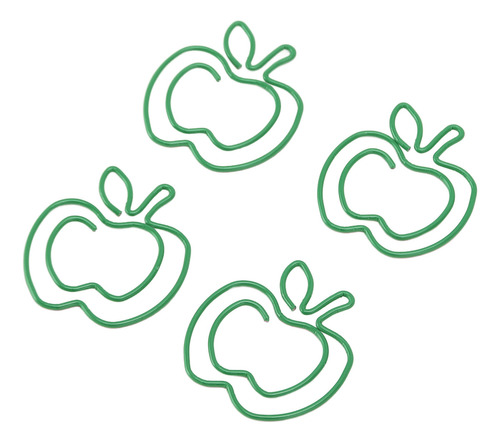 Clip Decorativo Para Papel, 100 Unidades, Con Forma De Fruta