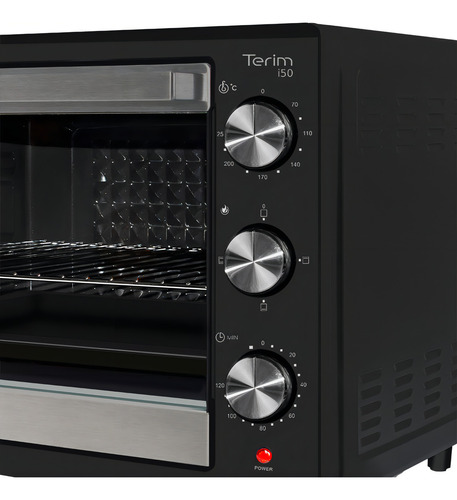 Forno Elétrico De Bancada 50 Litros Terim Black I50 Cor Preto