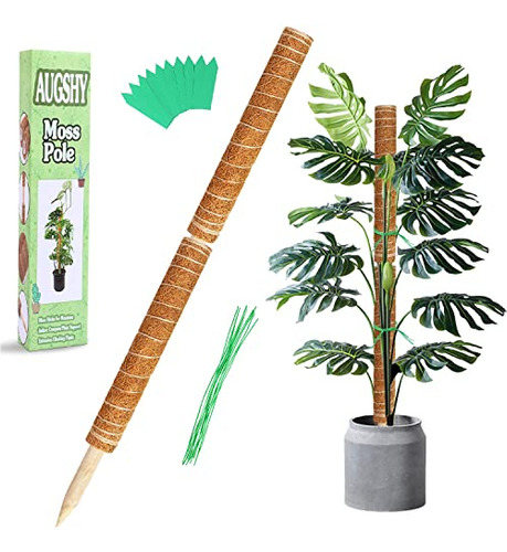 Moss Pole,  27 Inch Moss Poles - 2pcs 17 Inch Plant Sta...