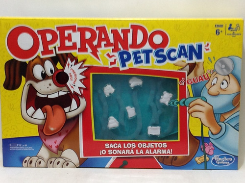 Operando Pet Scan-hasbro Hasbro E9694 Juego De Mesa Original