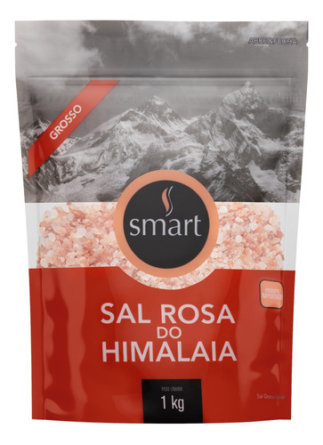 Sal Rosa do Himalaia Grosso Smart Pouch 1kg