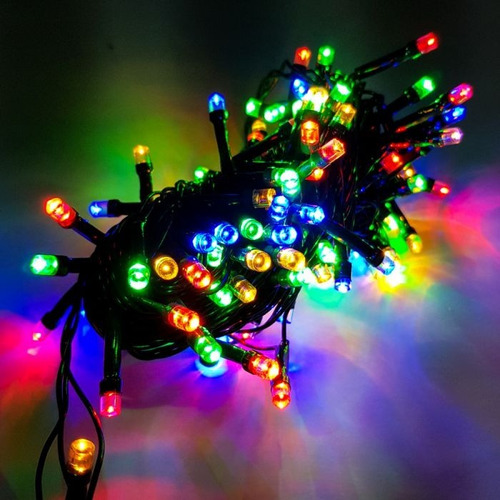 Luces Navidad Led Multicolor X 100 Luces (ing Maschwitz)