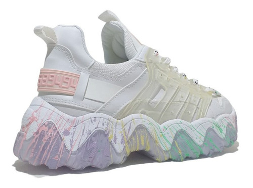 Imagen 2 de 6 de Zapatillas Enjoy Blanco/multicolor
