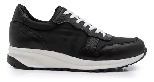 Zapatillas Cuero Casuales Tendencia Livianas Calzados Heben
