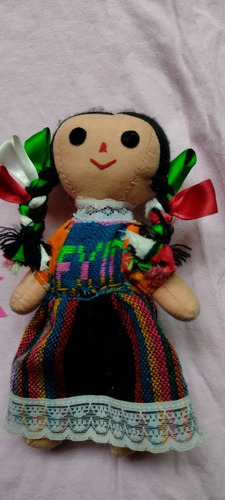 Artesanía Mexicana Muñeca Lele Con Blusa