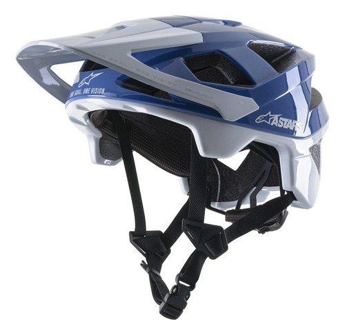 Casco Mtb Bici - Vector Pro A1 Helmet - Alpinestars Color Azul Talle M