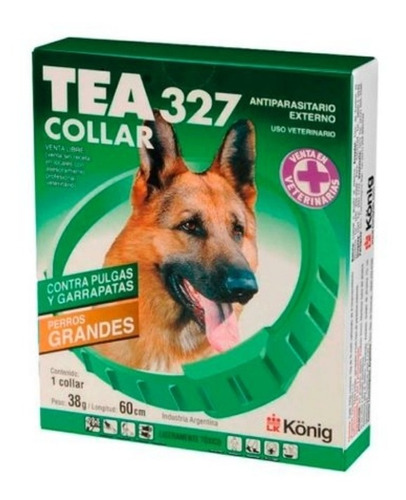 Tea 327 Collar Perros Grandes Anti Pulgas Y Garrapatas 60cm