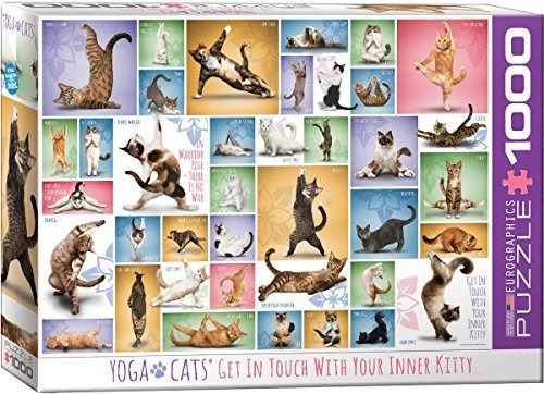 Puzzle De Gatos De Yoga Eurographics (1000 Piezas)