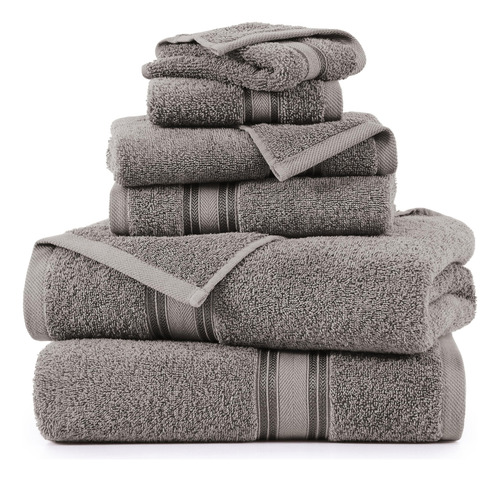 Juego De Toallas Lane Linen Luxury De 6 Piezas, 100% Algodón
