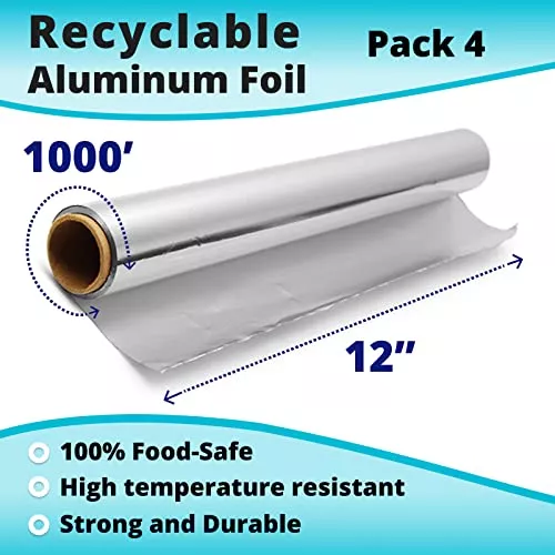 Papel Aluminio 12 x 1000'.