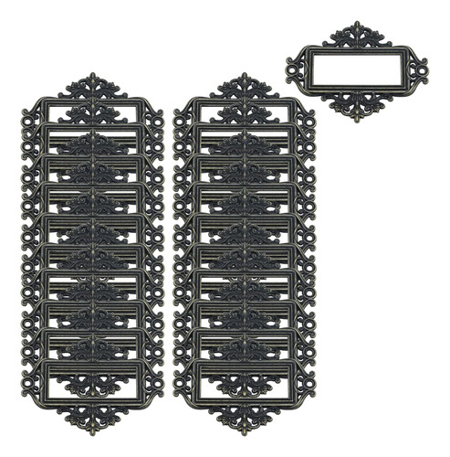 24 Paquete Etiqueta De Cajón De Archivo De Oficina Vin...