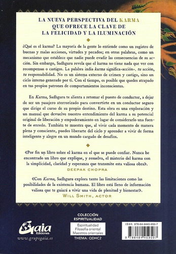 Imagen 2 de 2 de Libro Karma Guia Yogui Para Crear Tu Destino