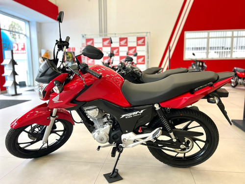 Moto Honda Cg 160 Fan Vermelha 2024 2024 0km Com Garantia