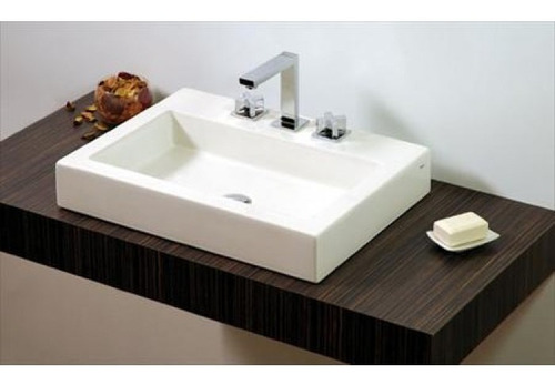Bacha Baño Deca L119 Lavatorio Apoyo Rectangular 1 Agujero