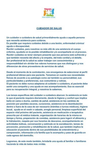 Imagen 2 de 2 de Enfermeros/as Y Cuidadores