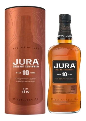 Whisky Isle Of Jura 10 Años Single Malt 700 Ml