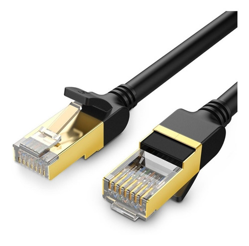 Cable de conexión Red f/FTP Cat7 10 GB Negro 15 Metros