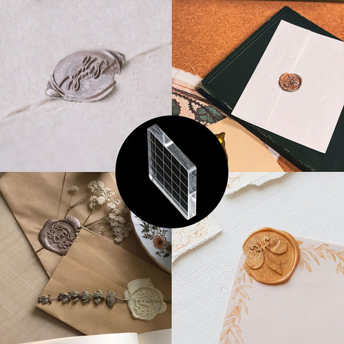 Conjunto De 6 Bloques Transparentes Con Rejilla Para Manuali