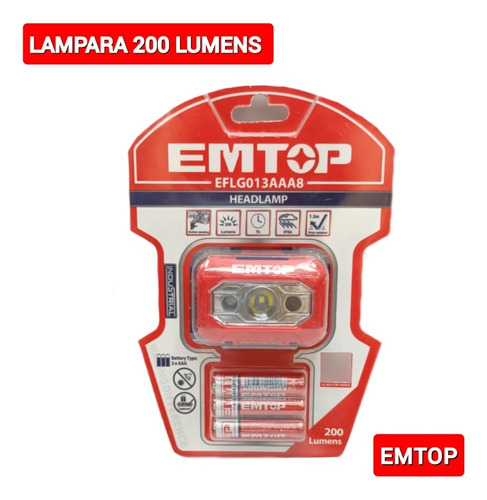 Lampara 200 Lumens Marca Emtop Somos Tienda Física 