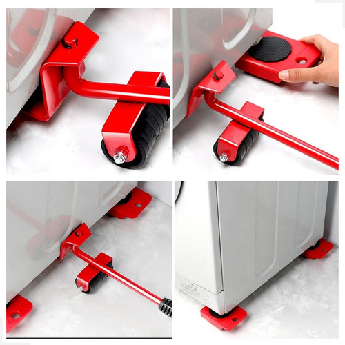 Suporte Geladeira Fogão Máquina Base Movedor Rodinhas 150kg