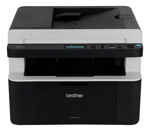 Impressora multifuncional monocromática Brother DCP DCP-1617NW Preto