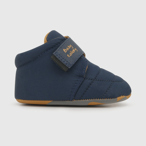 Botin Para Niño Indoor Velcro Azul (14 A 18)