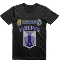 Comprar Remera Algodon Negra Uruguay Club Defensor