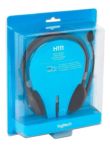 Audífonos H111 Con Micrófono Logitech Stereo Headset 
