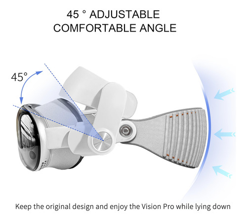 Correa Para La Cabeza Para Apple Vision Pro Vr, Ajustable Y