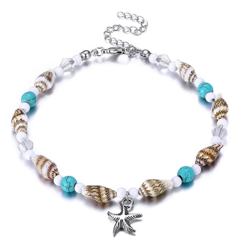 Tobillera Fesciory Puka Shell Para Mujer, Pulsera De Tobillo