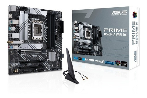 Imagen 3 de 8 de Motherboard B660m-a Wifi D4 Asus Prime Intel S1700 12va Ddr4