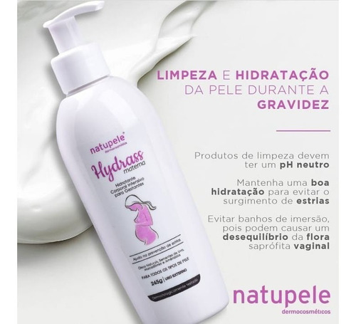 Loção Hidratante Prevenção De Estrias Na Gestação Natupele