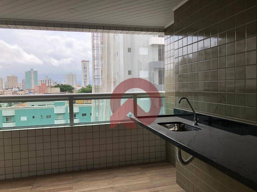Imagem 6 de 19 de Apartamento Com 3 Dormitórios À Venda, 103 M² Por R$ 515.000 - Canto Do Forte - Praia Grande/sp - Ap3329
