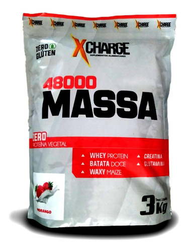 Whey Protein 3kg Batata Doce Creatina Glutamina X-charge