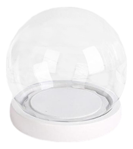 Contenedor De Cúpula De Vidrio Transparente Diámetro 20cm