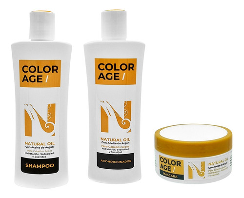 Color Age Kit Argán Shampoo + Acond. + Máscara