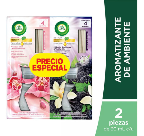 Aromatizantes Reeds Blackberry & Orchids 30ml cu Air Wick
