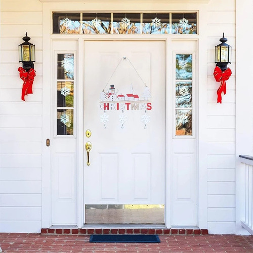 L. Enfeite Porta Madeira Para Natal, Decoração Para