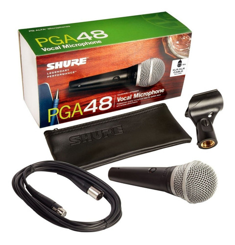 Micrófono Dinámico Shure Pga48 Xlr