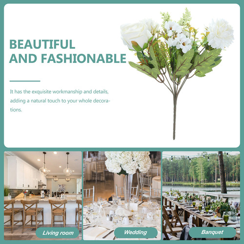 Ramos De Rosas Artificiales Para Bodas Con Margaritas