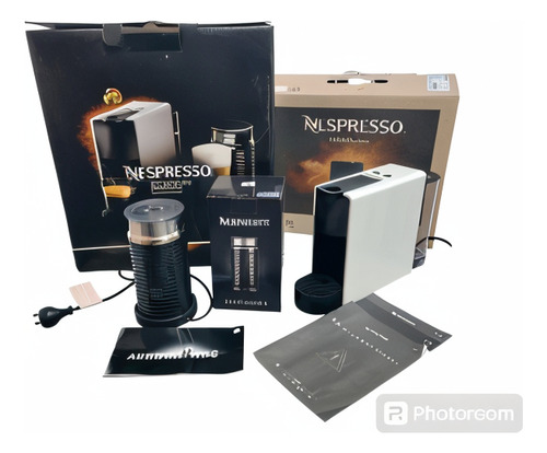 Nespresso Essenza Mini Con Aerochino Usada Beige (Usado)