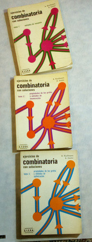 Ejercicios De Combinatoria Con Soluciones. 3 Tomos (Usado)