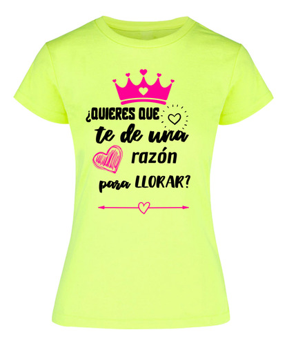 Playera Jaspe Mujer - Frase Mamá - Razón Para Llorar