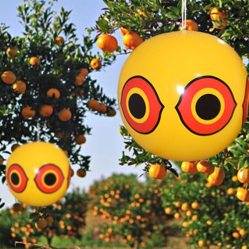 Balón Inflable Con Ojos Terroríficos Para Espantar Pájaros
