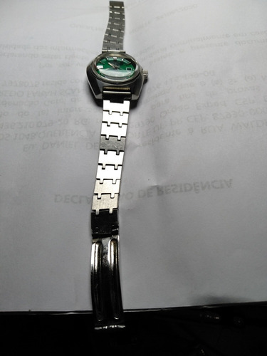 Relógio Ricoh Antigo Funcionando Feminino N Tissot Omega Sil