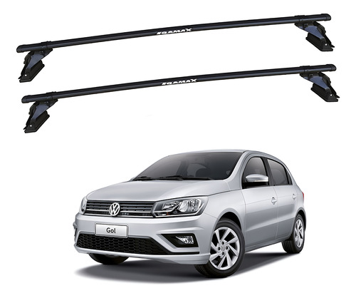 Barras De Techo Eqmax Acero Volkswagen Gol H/s G6 2012+