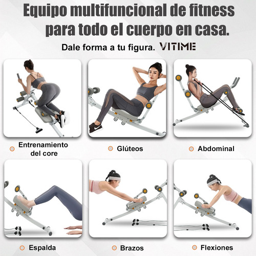Aparatos Ejercicio 6 En 1 Maquina Para Abdominales Ajustable