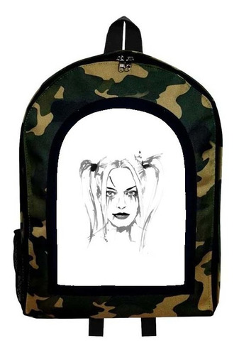 Mochila Camuflada Harley Queen Nueva Colección Modelo 46