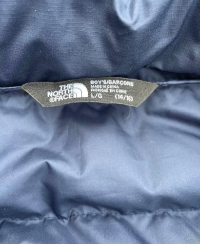 Campera The North Face Talle 14 Niños, Pluma 550 (Usado)