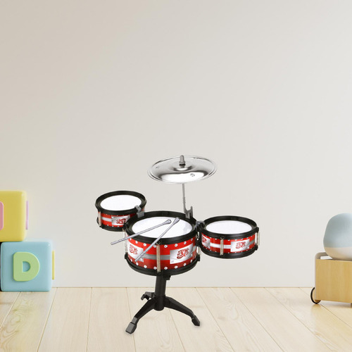 Brinquedos De Percussão Ajustados Do Tambor Das 3 Tambor